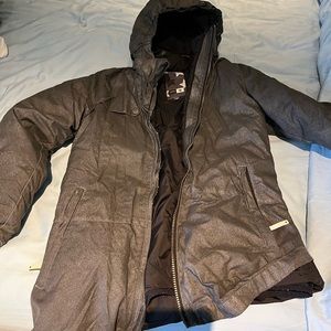 Danish brand Molo girls jacket 152 / 12-14 zip out 2-1 gray